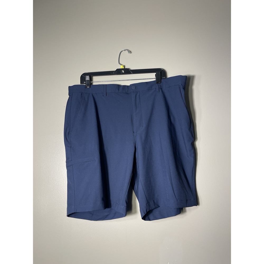 Greg Norman Collection Performance Stretch Golf Shorts Size 38 Navy NWT